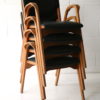 Rare Set of Bentwood Stacking Chairs by James Leonard