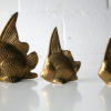 Set of 3 Vintage Brass Fish 3