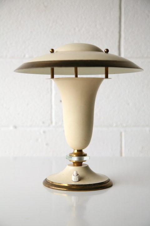 Vintage Art Deco 1930s Lamp by George Halais