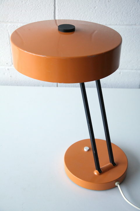 1950s Orange Desk Lamp 2