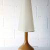 1960s Amber Glass Lamp