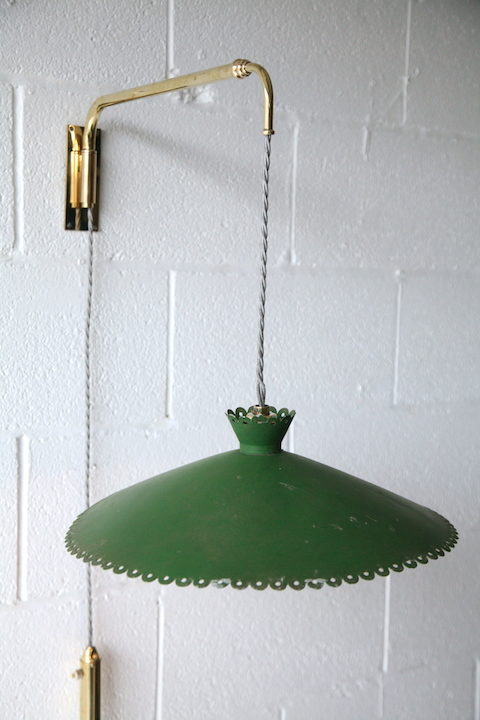 1950s Brass Extendable Wall Light 5