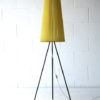 1950s Yellow Tripod Floor Lamp 1