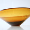 1960s Amber Glass Bowl 1
