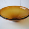 1960s Amber Glass Bowl