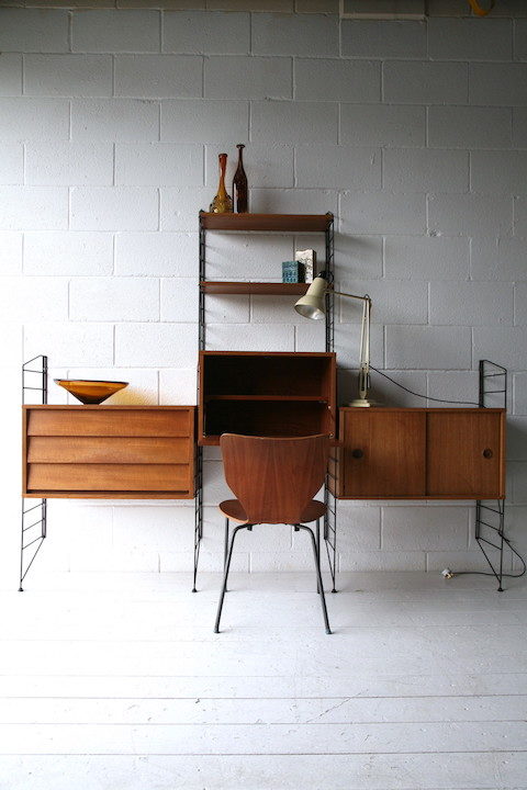 1960s Teak Shelving System by Brianco
