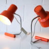 Orange 1960s Desk Lamps by Josef Hurka for Napako 2