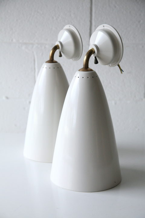 Rare 1950s Wall Lights by Troughton and Young 2