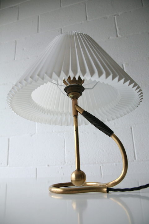 Vintage Brass Le Klint 306 Table Wall Lamp 4