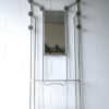 Vintage French 1950s Aluminium Hall Stand 2
