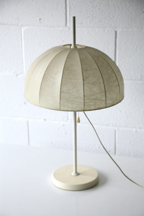 1960s White Table Lamp