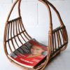 Vintage Wicker Magazine Basket 1