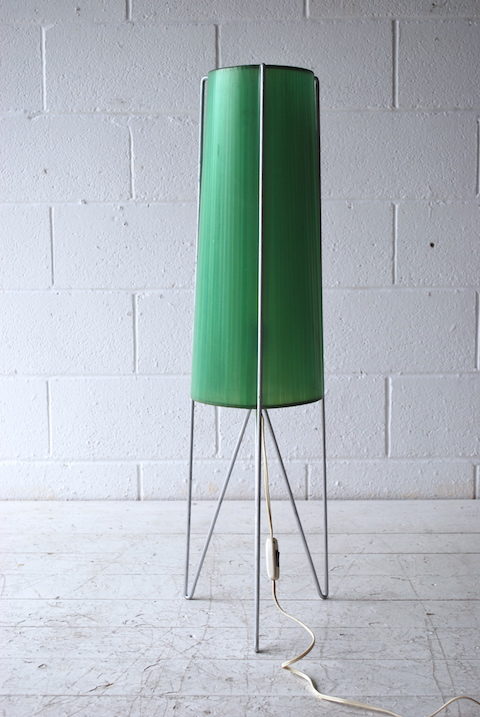 1950s Green Rocket Lamp