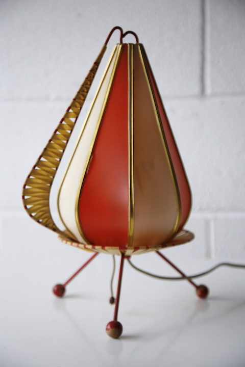 1950s German Lantern Table Lamp 1