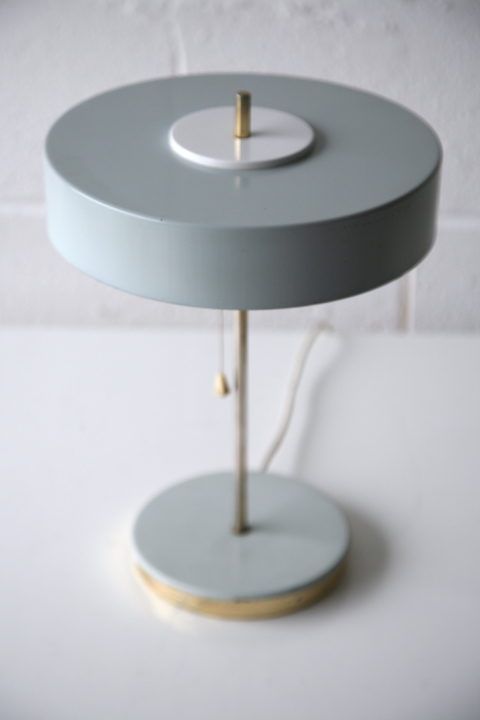 1950s Grey Czechoslovakian Table Lamp 2