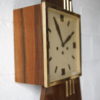 Large 1950s Rosewood Wall Clock 2