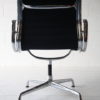 Navy Blue Aluminum Office Chairs by Charles Eames 3