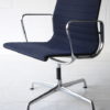 Navy Blue Aluminum Office Chairs by Charles Eames 5