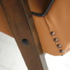 Pair 1960s Tan Leather 366 Armchairs by Józef Chierowski 2