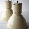 Pair of Large Industrial Ceiling Lights