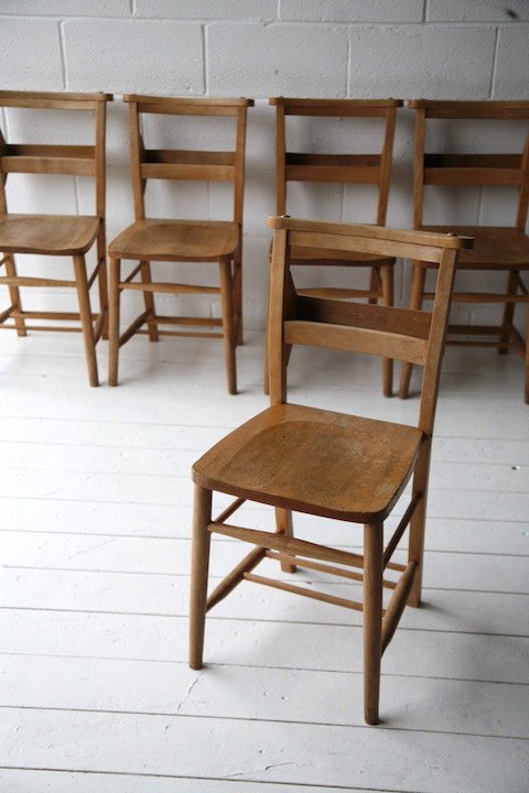 Vintage Chapel Chairs 5