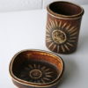 Vintage Sunflower Ceramics by Einar Johansen for Soholm 1
