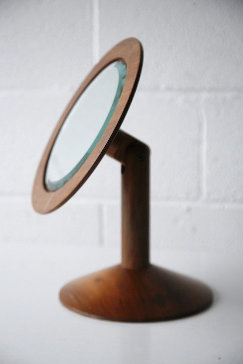 Vintage Wooden Vanity Mirror by John Makepeace 6