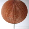 1950s Floor Lamp with Pink Pleated Shade 3