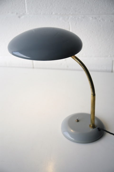1950s Grey Desk Lamp by Phillips 5