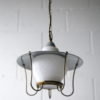 1950s Grey Lantern Ceiling Light 6