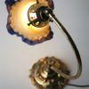Art Deco Brass Desk Lamp with Vianne Shade 4
