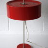 Vintage 1970s Red Table Lamp 3