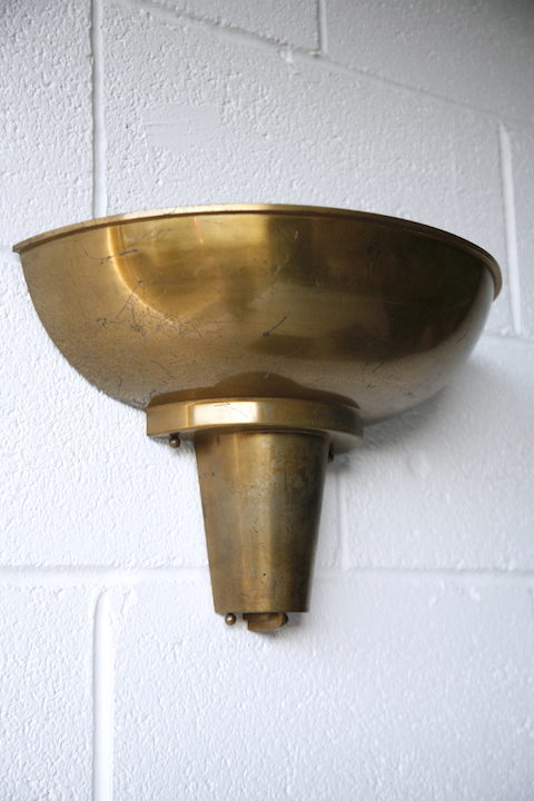 1930s Brass Wall Light 2