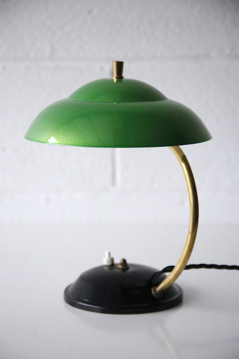 1950s Green Desk Lamp 2