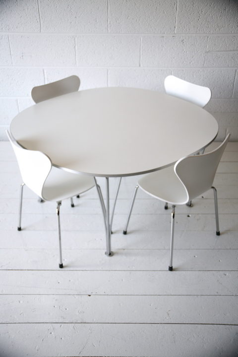 Childrens Series 7 Chairs and Piet Hein Table 1