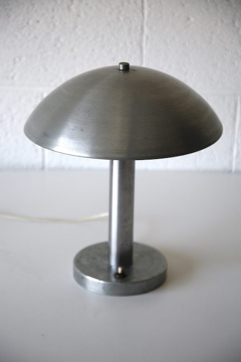 1930s Aluminium Table Lamp 2