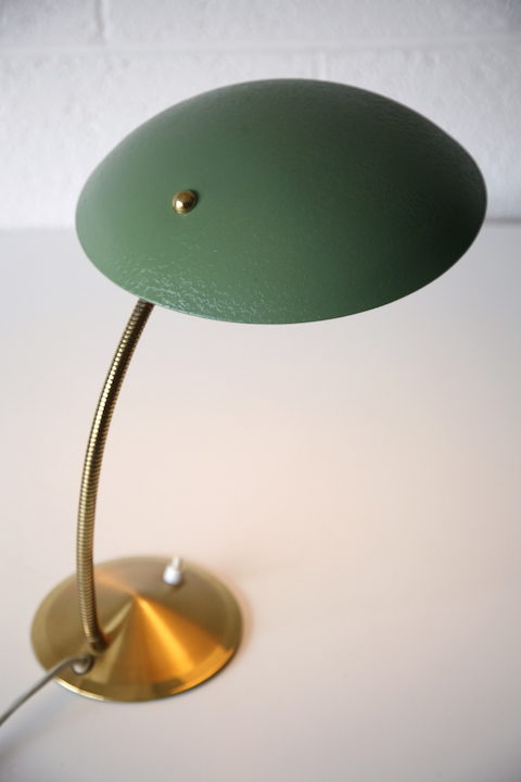 1950s Brass Desk Lamp 5