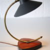 1950s Desk Lamp with Leather Base 1