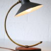 1950s Desk Lamp with Leather Base