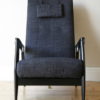 1950s Black Reclining Chair