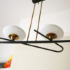1950s Ceiling Light by Lunel France 4