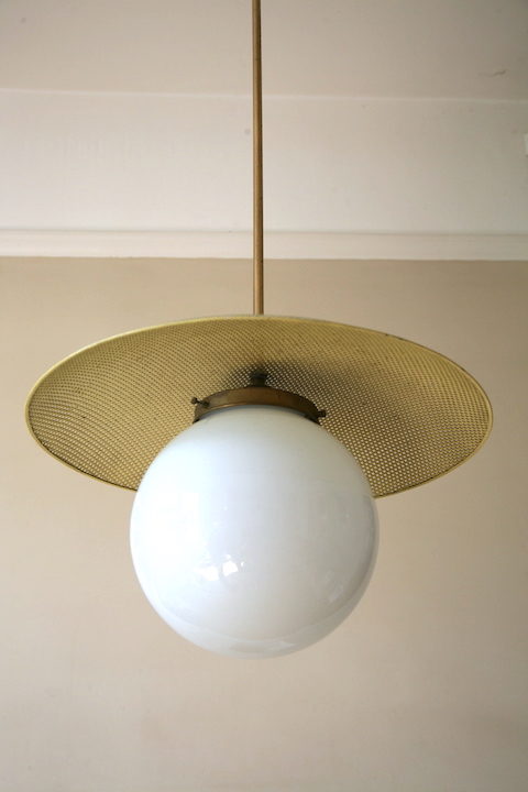 1950s French Ceiling Light 5