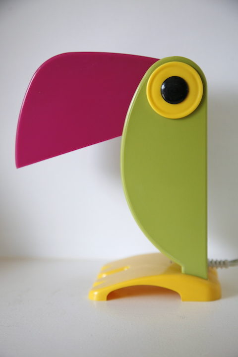 1960s Toucan Table Lamp by Old Timer Ferrari Italy