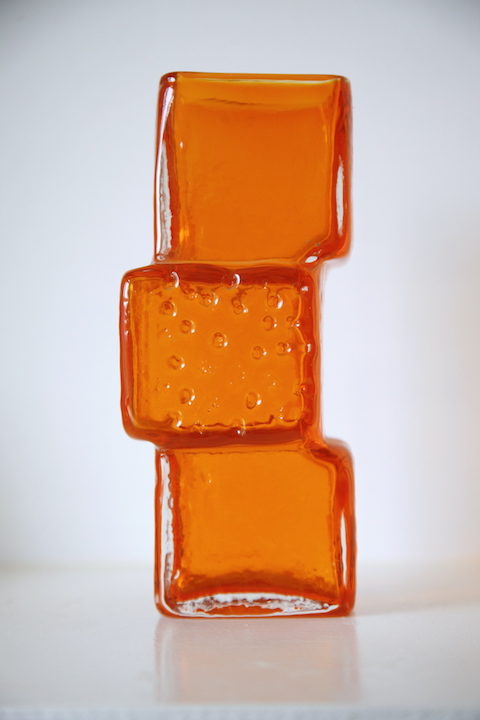 'Drunken Bricklayer' Vase by Geoffrey Baxter for Whitefriars