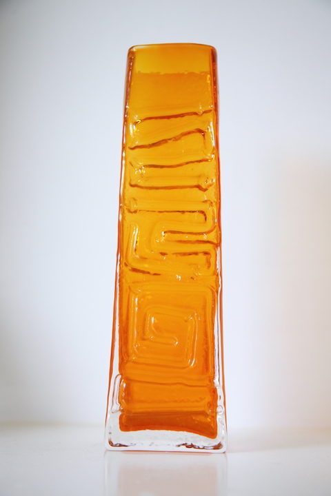 'Totem' Vase by Geoffrey Baxter for Whitefriars