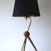 1950s French Brass Tripod Table : Floor Lamp 4