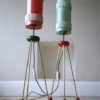 Pair 1950s Atomic German Floor Lamps 1