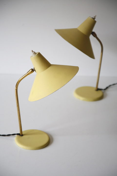 Pair of 1950s Italian Lamps by Stilux 1