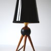 Vintage Teak Tripod Lamp