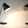 Pair 1940s Dutch Desk Lamps